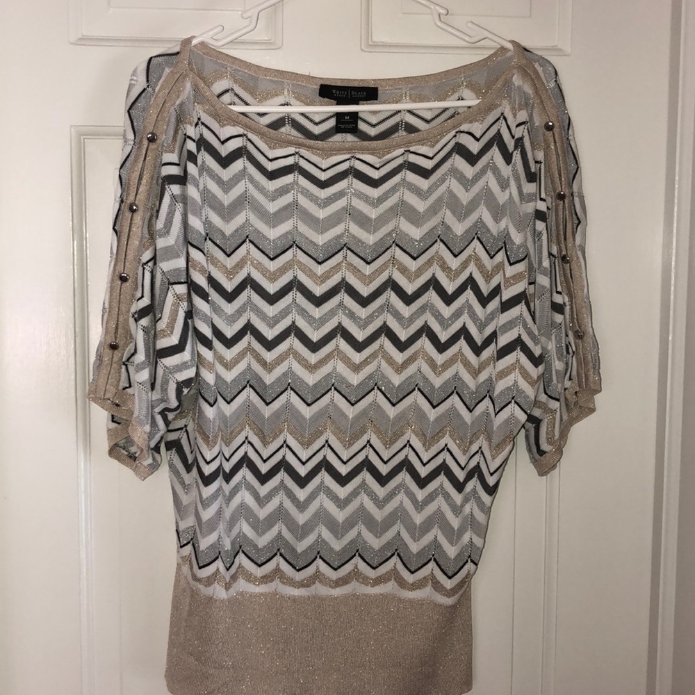 White House Black Market Boat Neck Sweater